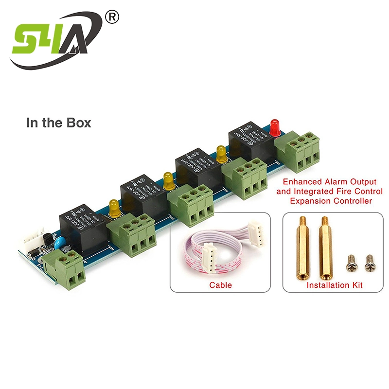 Enhanced Alarm Module Output Fire Control Expansion Panel Board for Access Controller