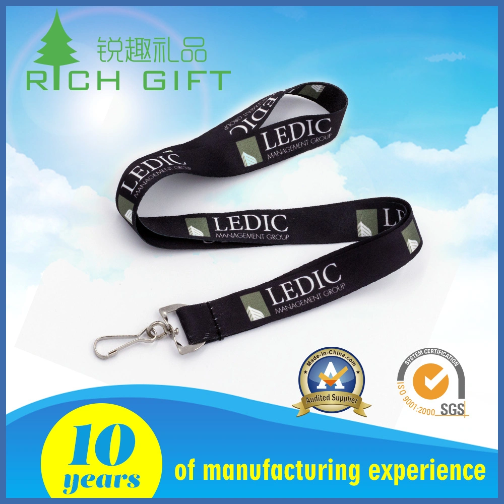 Customized Polyester Lanyard with Color Printing