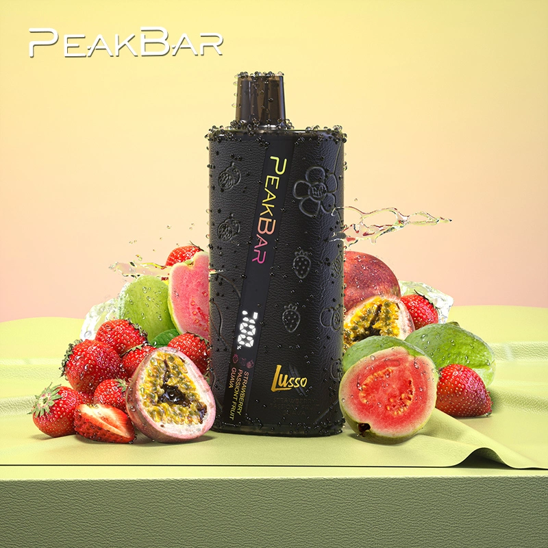 2023 Hot Selling Peakbar Lusso 8000 Puffs with Smart Screen E Cigarette Puff Vaporizer Disposable/Chargeable Vape Pen 18ml