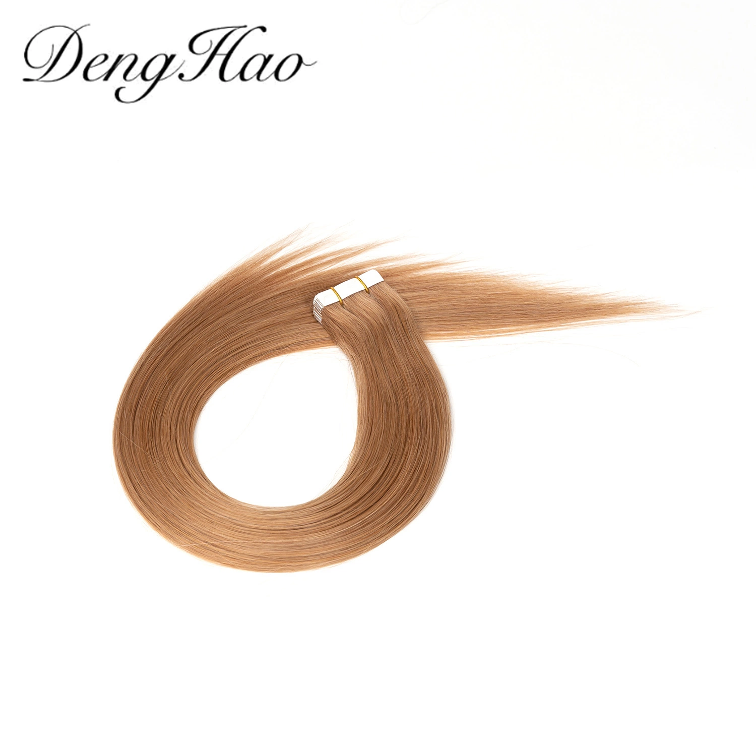 La cinta Extensiones de Cabello Cabello Humano Machine-Made Remy 10-30 pulgadas de doble se ahogan las extensiones de cinta