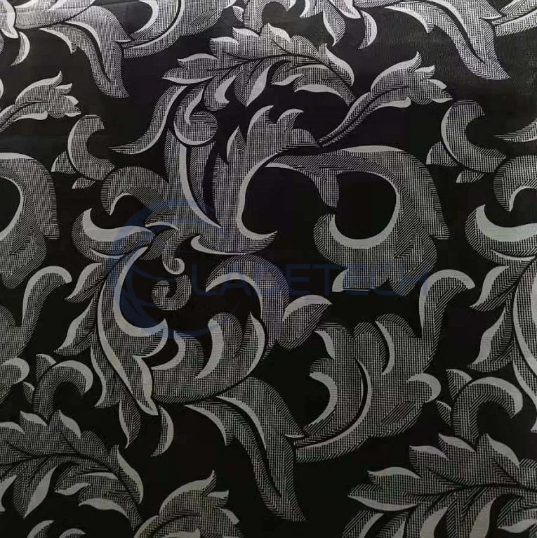 Dark Color Tricot Polyester Printing and Dyeing Mattress Fabric