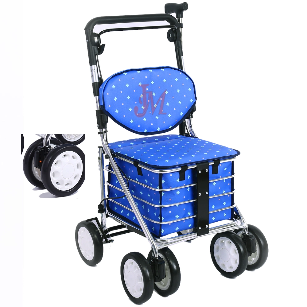 Aide médicale à la marche compacte pour personnes âgées et fauteuil roulant pour personnes handicapées