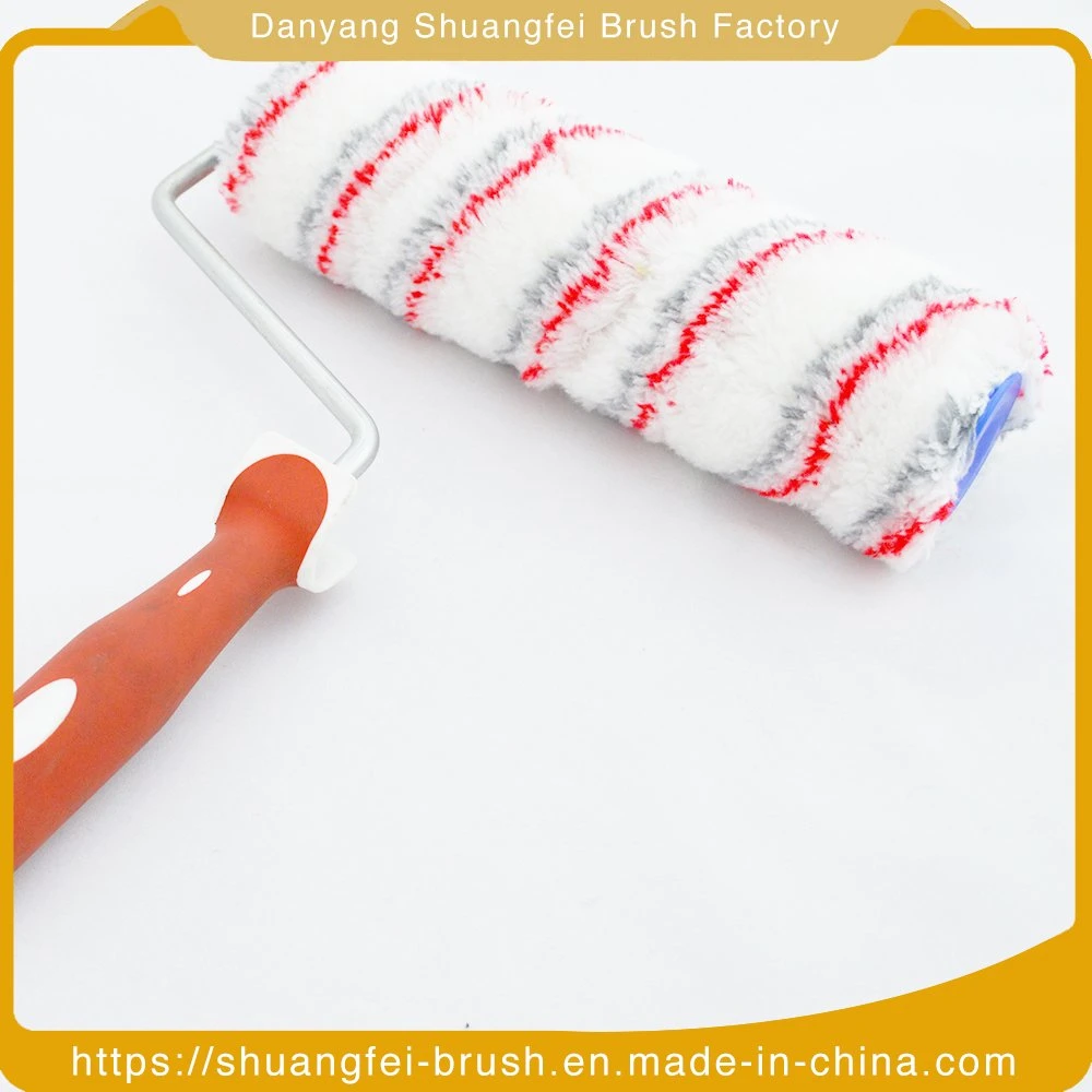 Economical and Practical Polyester/ Acrylic /Nylon/ Wool Paint Roller with Plastic Handle for All Painting