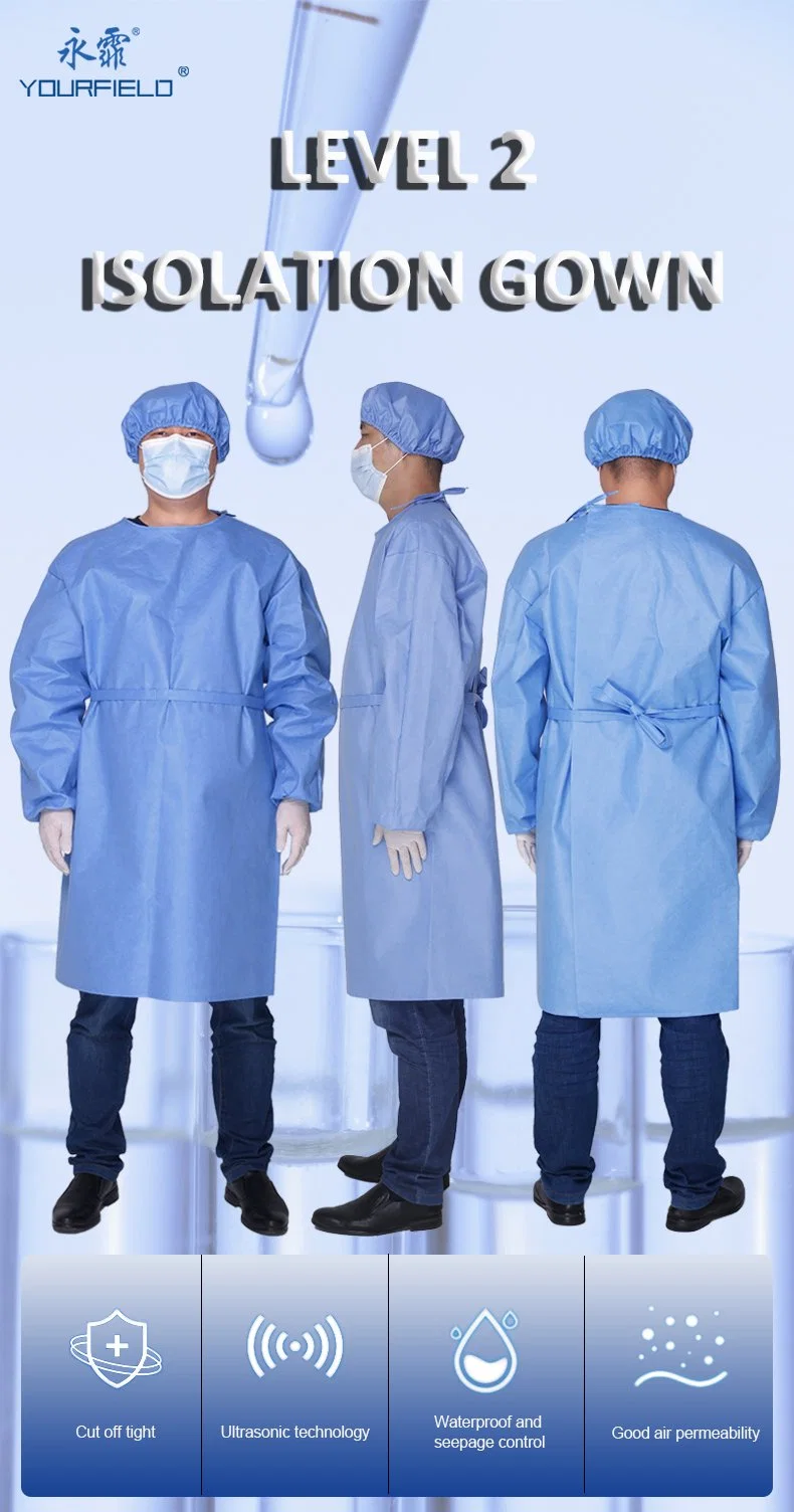 Waterproof Medical Disposable Isolation Medical Garment