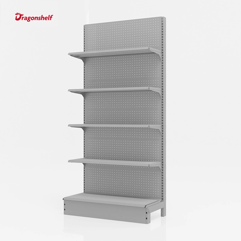 Dragonshelf Metal Steel Powder Coated Supermarket Shelves for Shopping