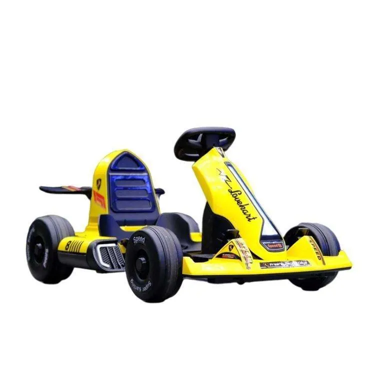 El último modelo de alta calidad 2022 12V 7Ah las cuatro ruedas Mini kart Karts off road deriva Kart eléctrico