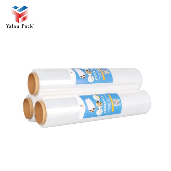 Cheapest envoltura retráctil de embalaje de palets de plástico transparente enrollado LLDPE Stretch film