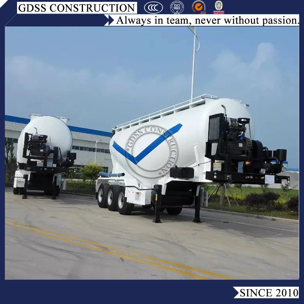 Two or Three Axles Transport Powerd Materials V Shape Tank Truck Semi Trailer