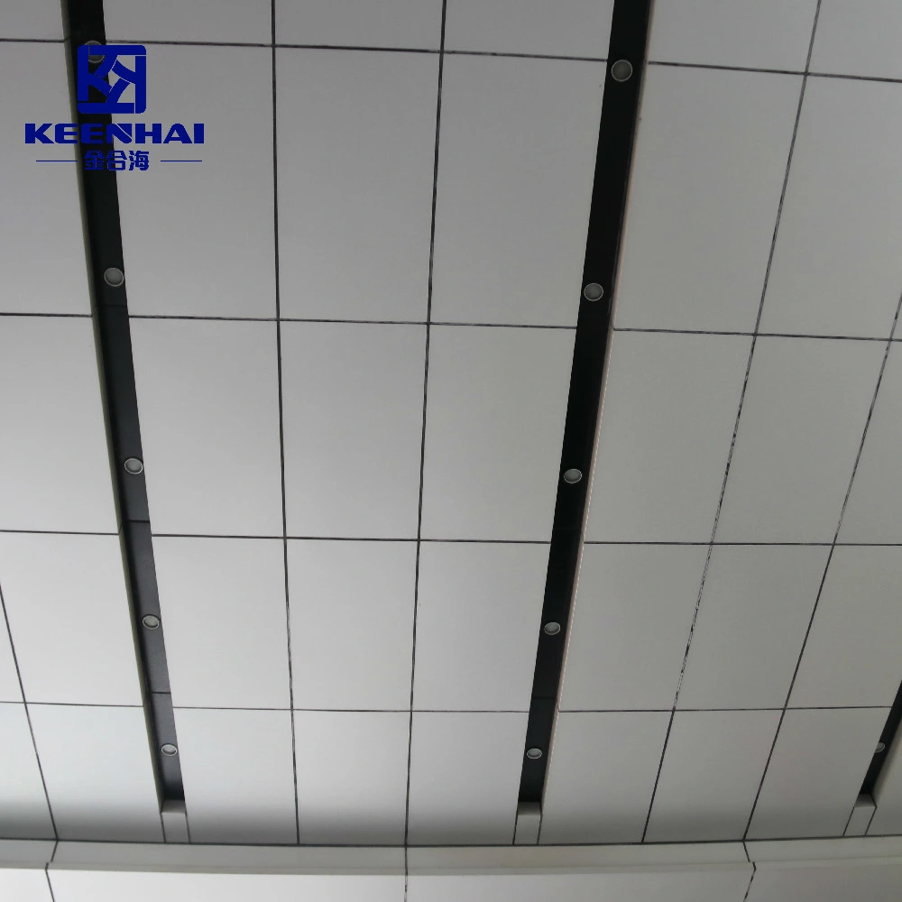 Offic Decorative White Aluminum Metal Suspended False Lay in Ceiling Tile (KH-SMC-1)