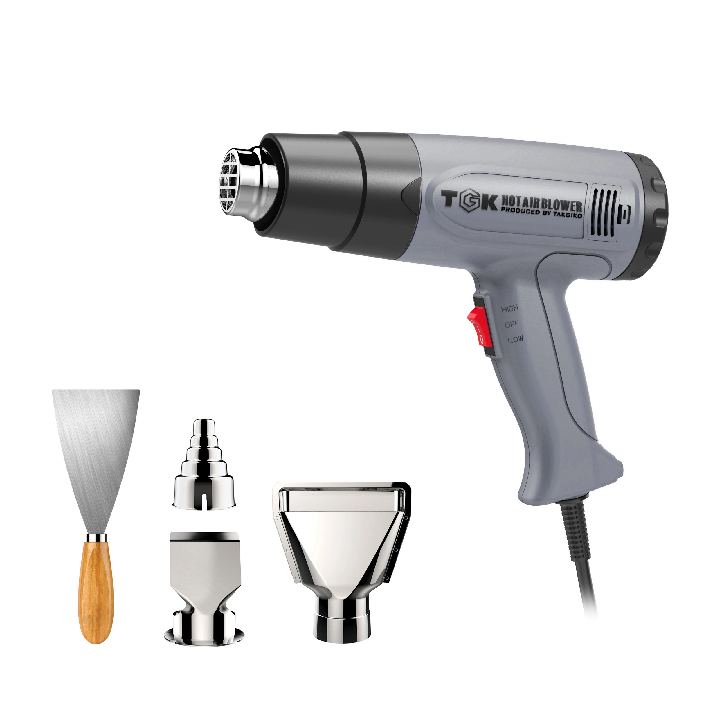 1800W Industrial Electric Shrink Wrap Heat Gun for Removing Paint Hg6618