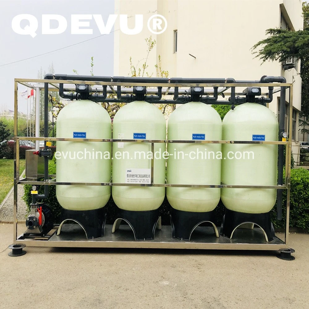 Petrochemical Industry Water Purification/Filtration Treatment Plant Multi-Media Backwash Water Filter and Softener Multimedia Sand/Active Carbon Filter