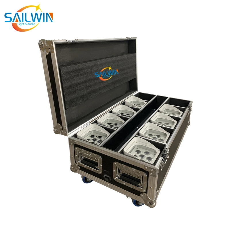 Sailwin 6X18W Smart Mobile LED PAR Light with Flight Case