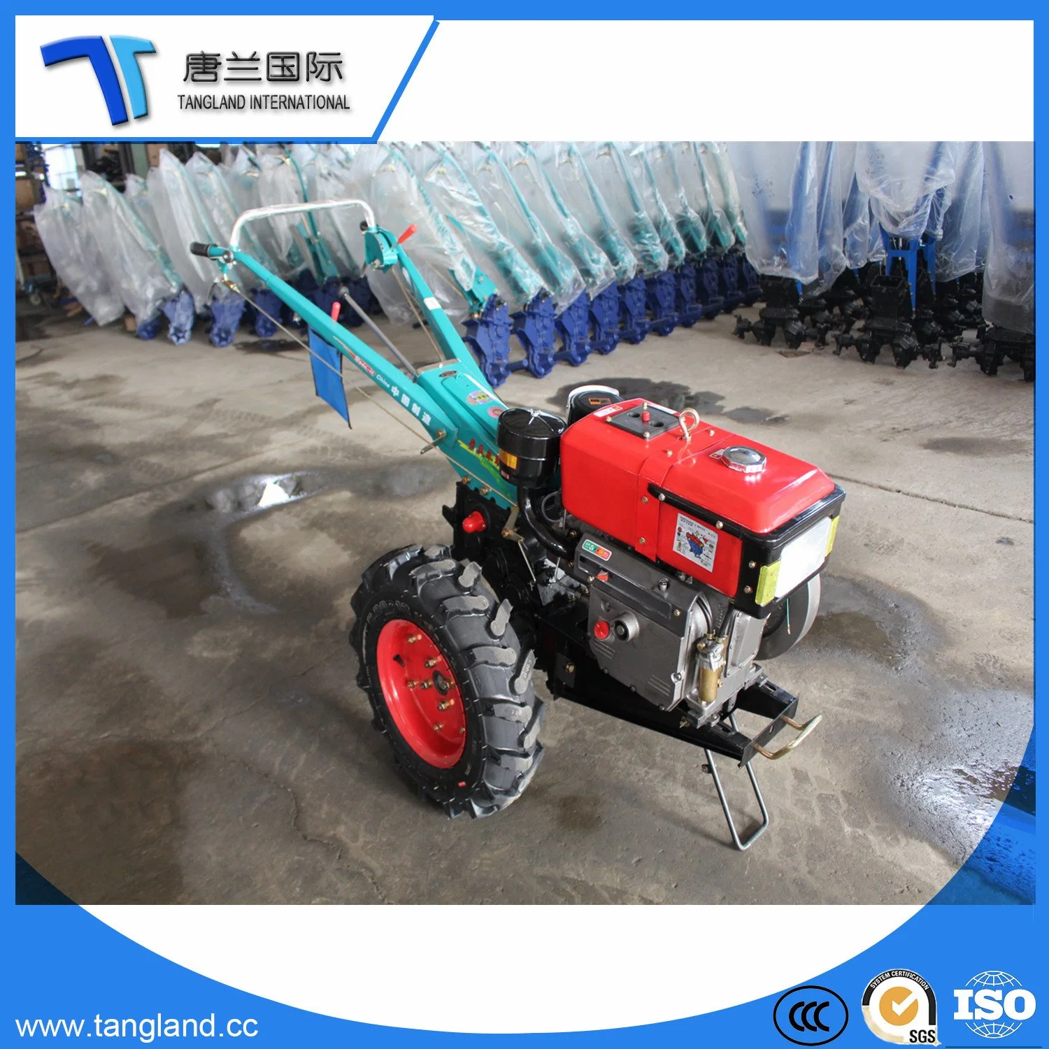 Agricultural Hand Power Tiller Walking Tractor