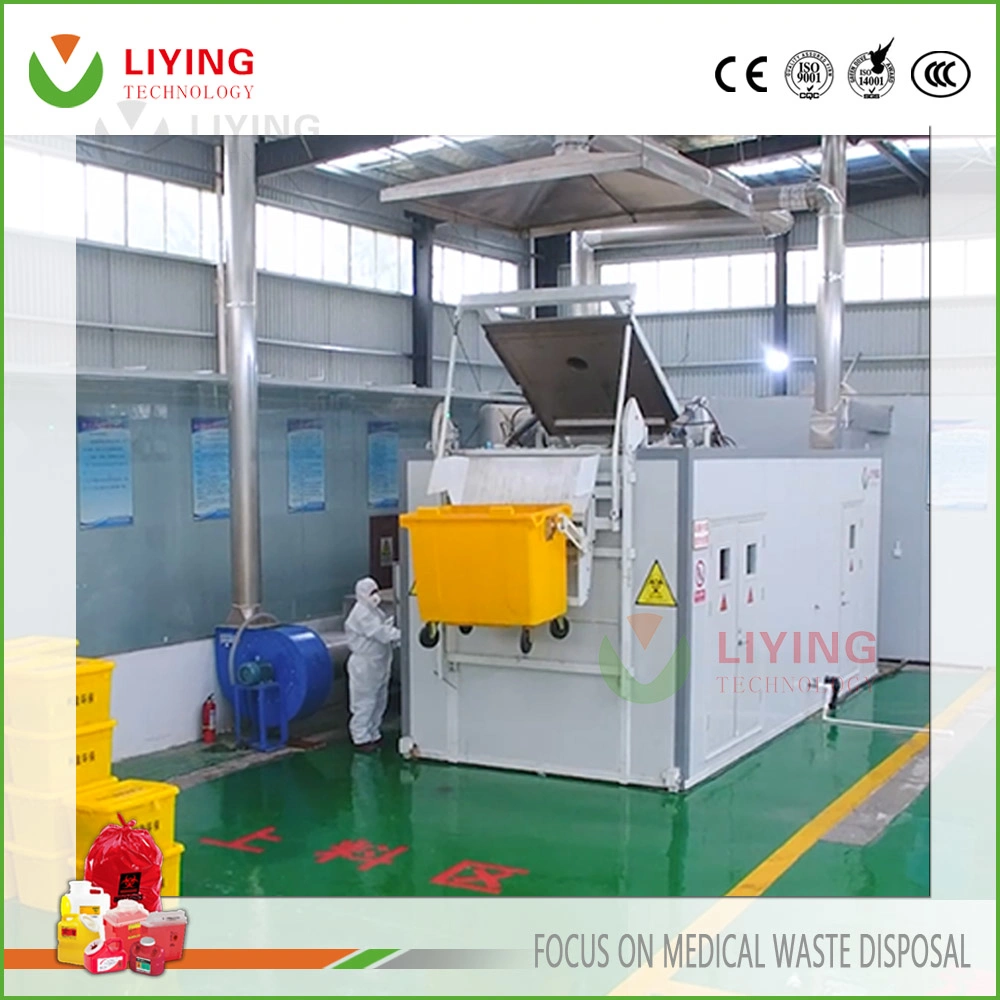 Microwave Treatment Equipment for Hospital/Clinic Medical Waste/Garbage Use