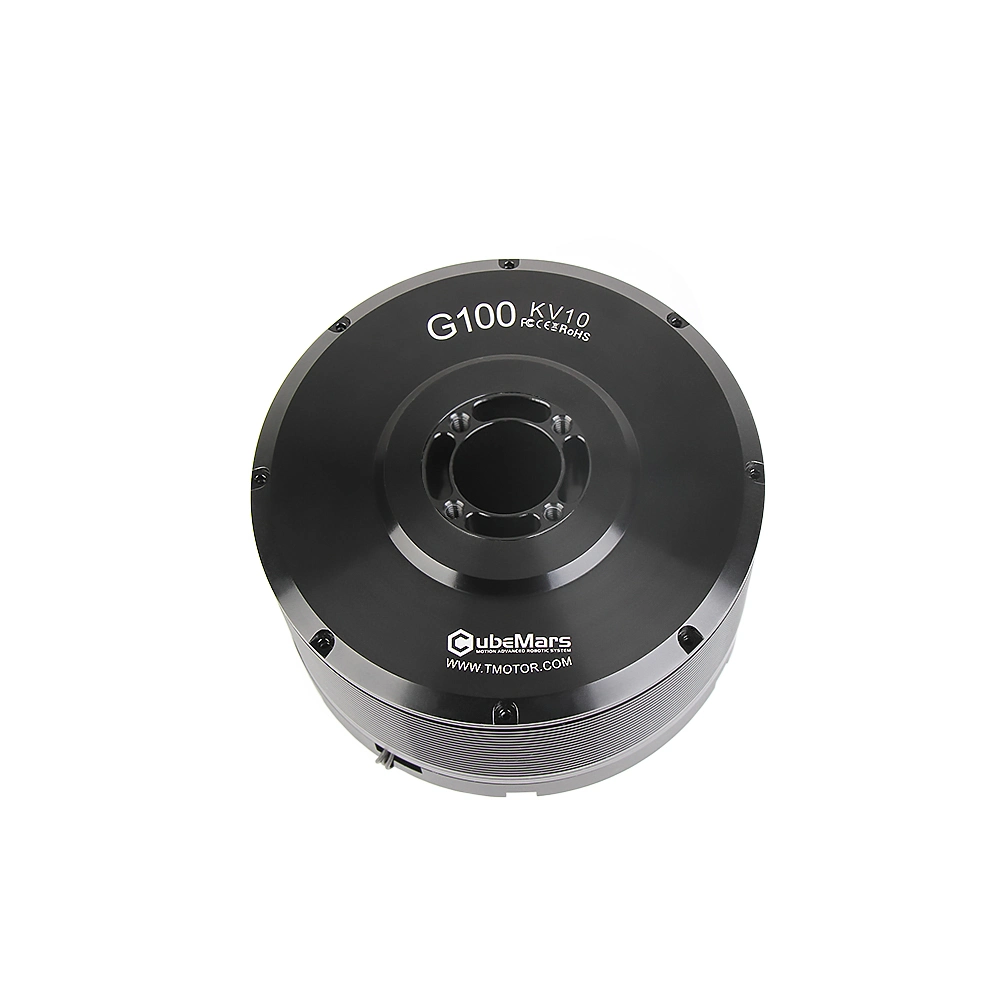 T-Cubemars MOTEUR G100 10kv personnalisée en usine 12V 24V de haute précision moteur brushless à arbre creux cardan pour les véhicules autonomes lidar