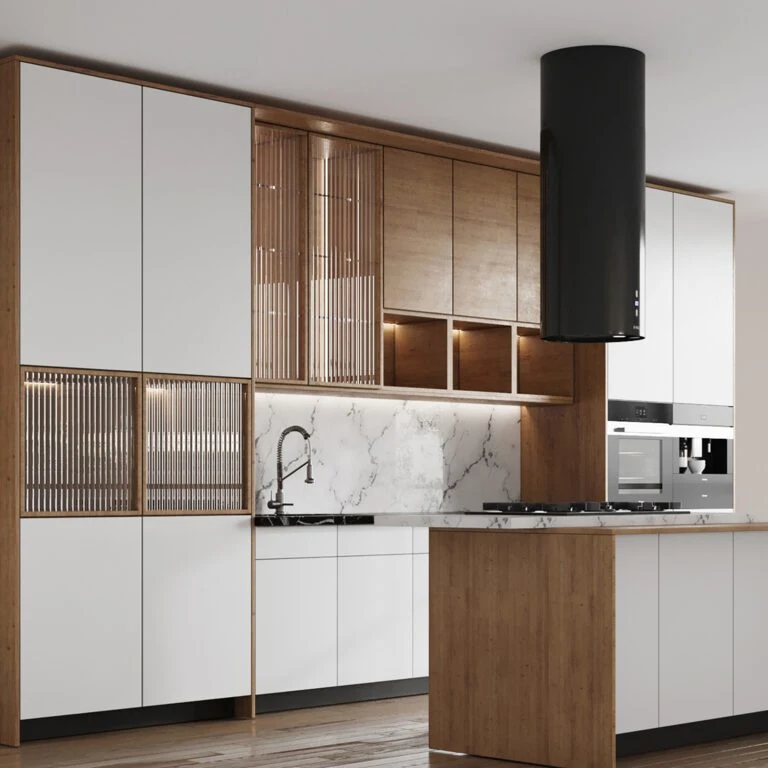 PA Factory Unit Price Wall Modern Kitchen Furniture Italian Designs Kitchen Made in China