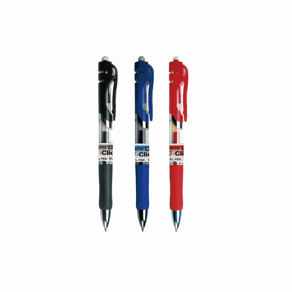 M&G Best Selling Retractable Styple 0.5mm Classic Gel Pens with Soft and Comfortable Rubber Grip