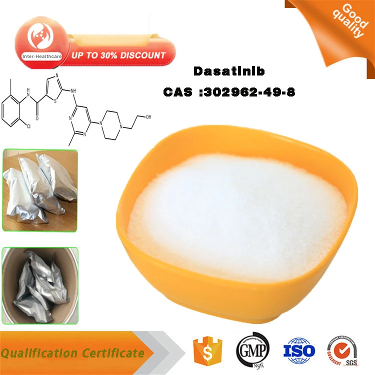 Wholesale/Supplier Anti-Cancer Drug 99% Raw Material Dasatinib Powder CAS 302962-49-8 Dasatinib