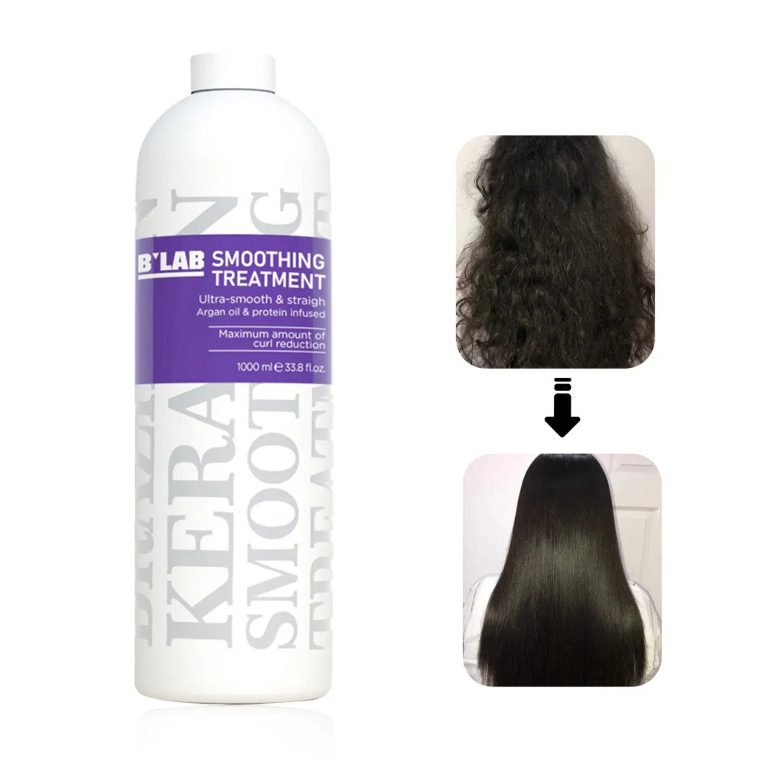 Smoothing queratina naturais de Tratamento de Cabelo