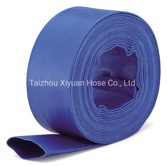 Layflat de PVC de alta pressão da mangueira de descarga de água do tubo de PVC