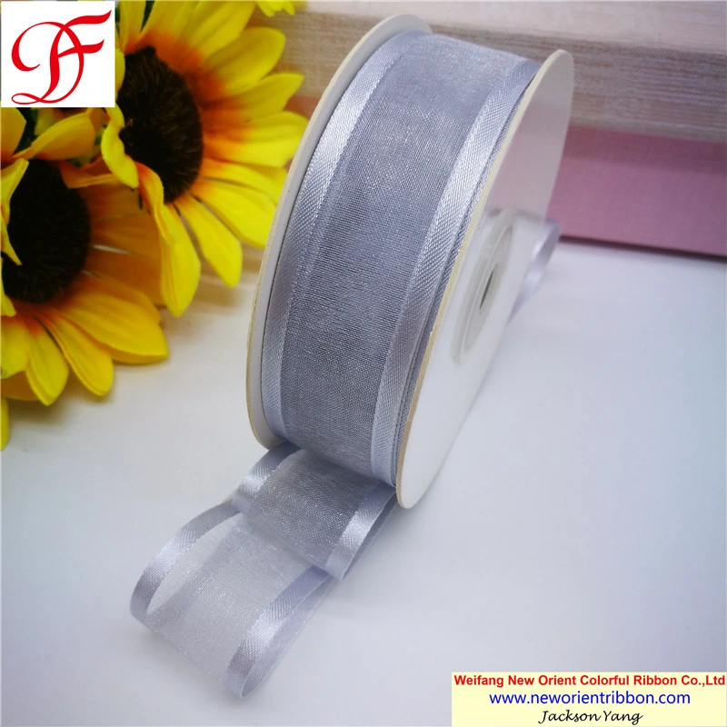 Original Factory 100% Nylon Sheer Organza Ribbon with Satin Edges for Gifts/Wedding/Wrapping/Party Decoration/Christmas/Packing/Garment