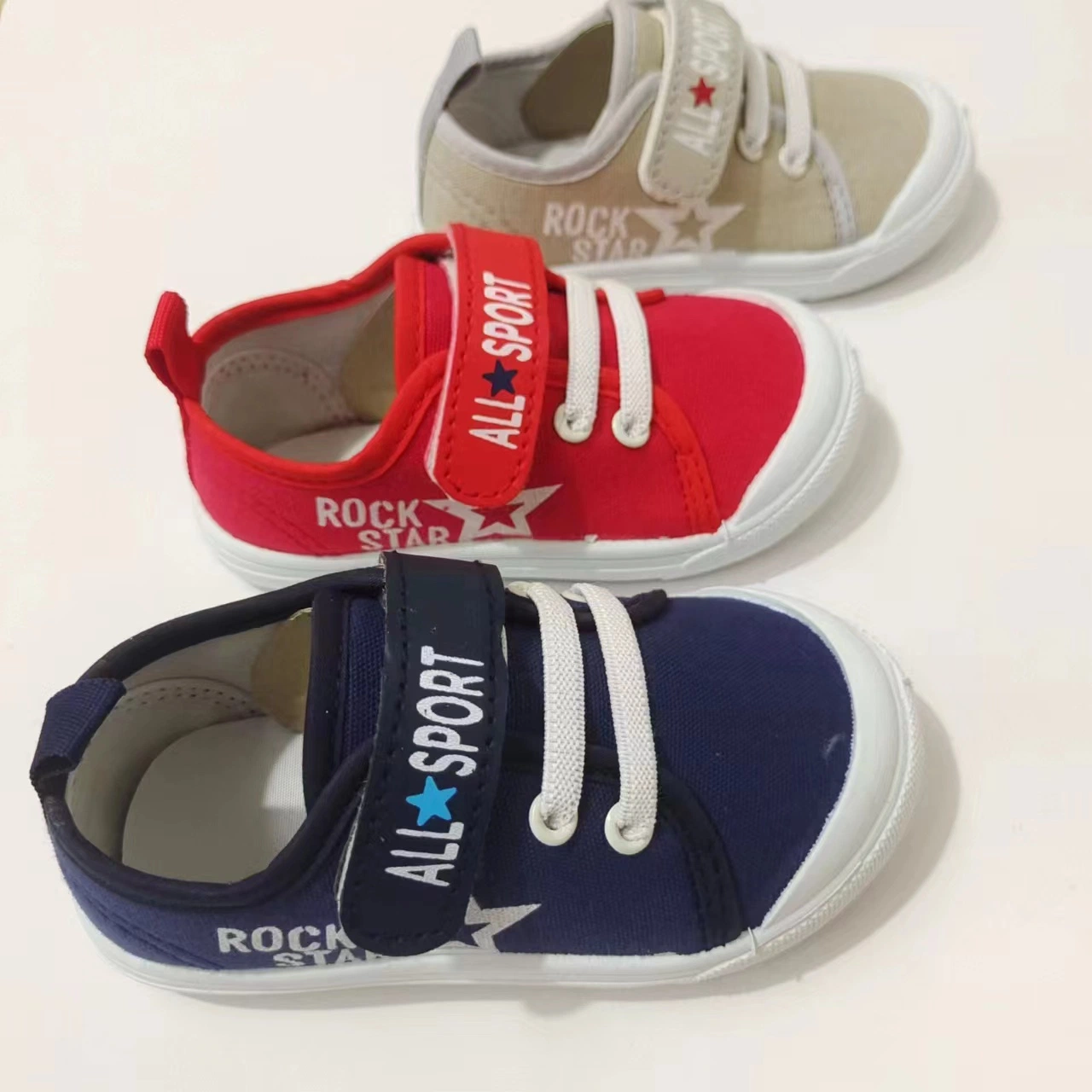 Горячая распродажа Baby Boy Girl Canvas Shoe China Factory Kid Повседневная обувь