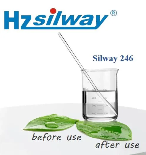 Tensioactivos de silicona Agrícola de alta calidad producto Silway 246 para más Efecto de propagación del fertilizante