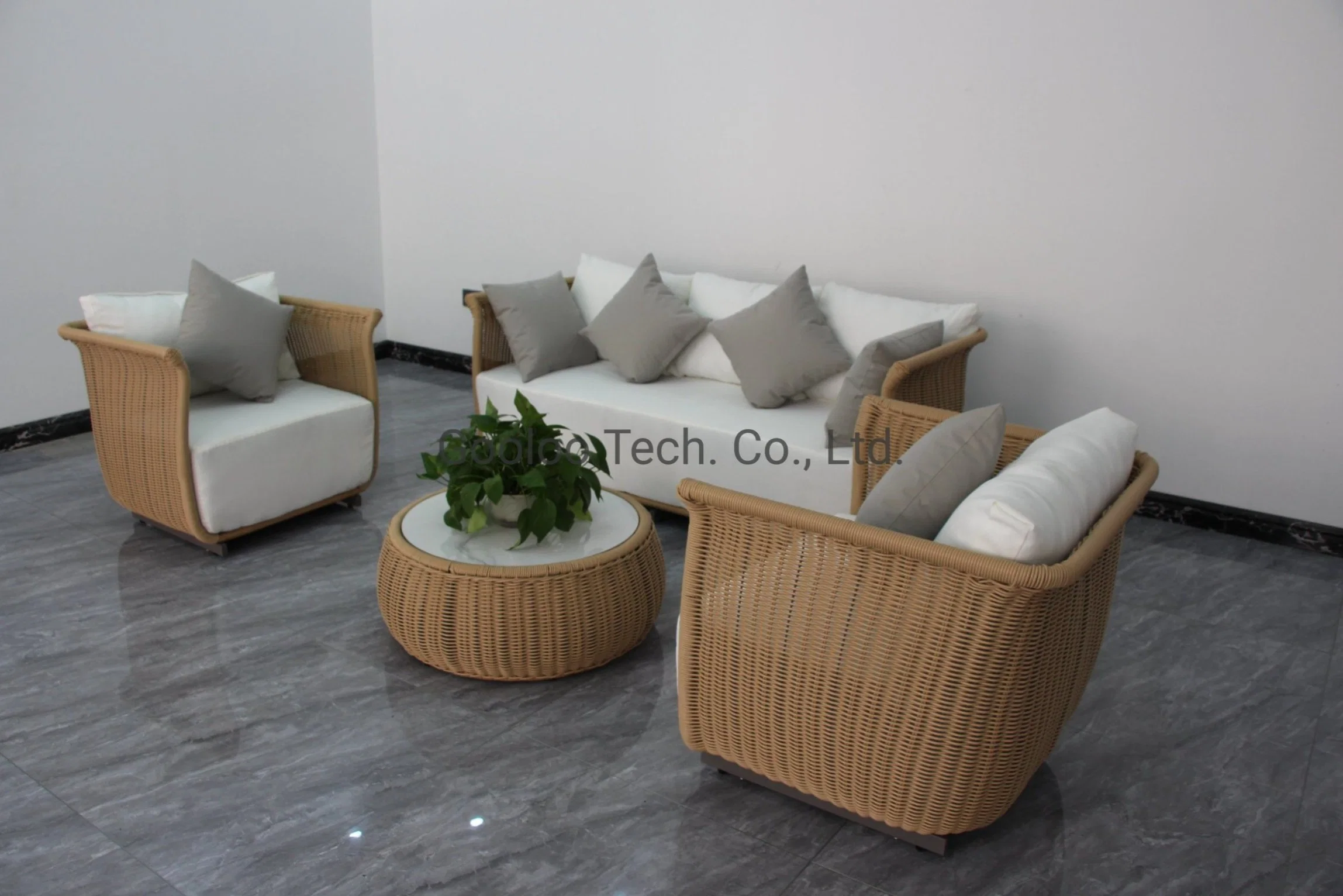 New Arrival Leisure Rattan Wicker Combination Outdoor Sofa Set