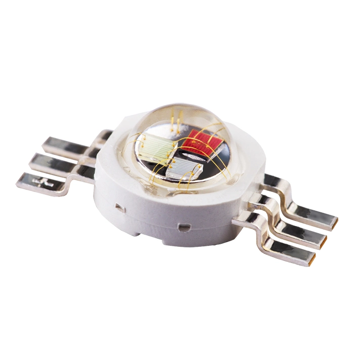 Wholesale/Supplier High Power Copper Frame Material 3W 1W 9W 6pin RGB SMD Ceramic LED Chip