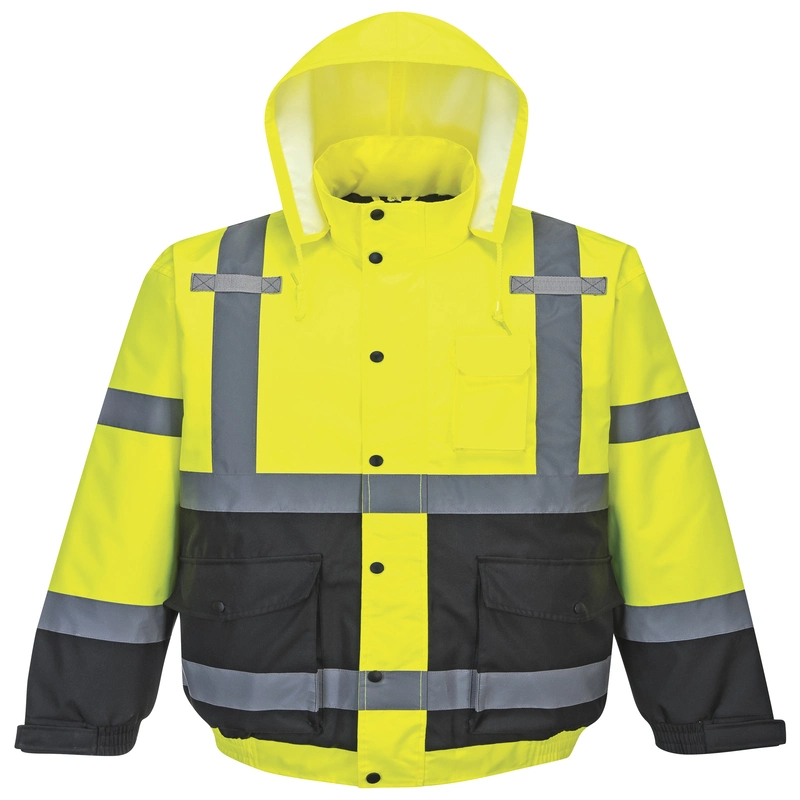Winter Warm High Visibility Adults Waterproof Jacket Reflective Safety Clothing