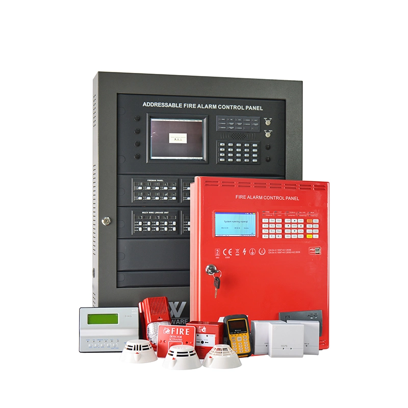 Loop Card Addressable Fire Alarm System Alarm Control Panel