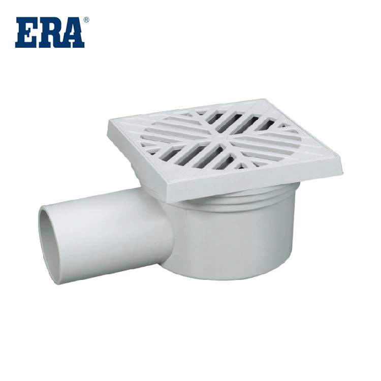 Era Non-Pressure UPVC/PVC/Plastic/Drainage Snow Flake Floor Drain DIN for Drainage