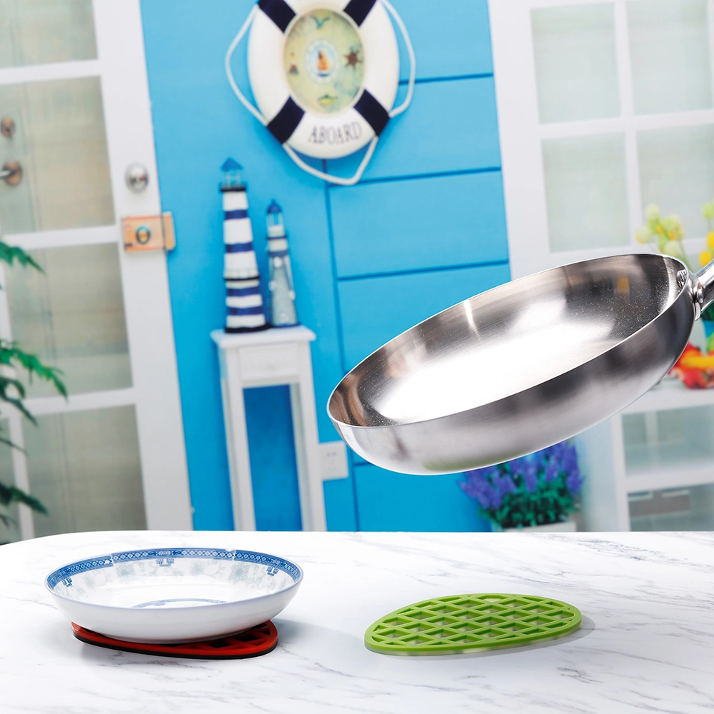 Kitchen Utensils Kitchen Gadgets Silicone Pot Holders Non Slip Heat Cold Resistant Dishes Pads Coasters Pot Insulation Pads Hot Pads Table Mats Dish Placemats