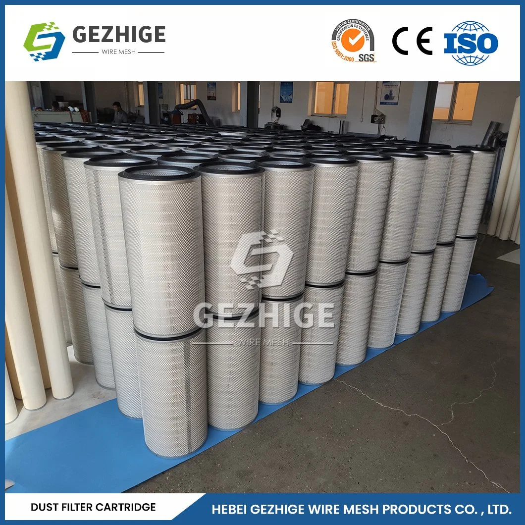 Gezhige Big Water Filter Cartridge Wholesale/Supplierr &phi; 100 &phi; 150 Cloth Bag Dust Filter Cylinder Filter Cartridge China Dust Air Filter Cartridge