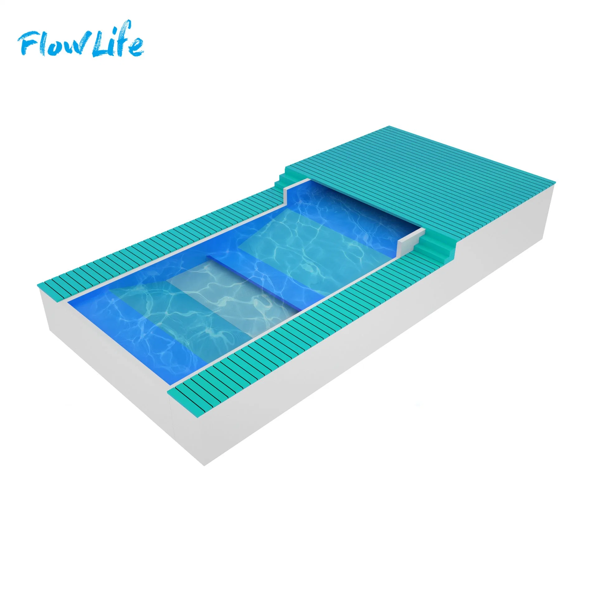 Flowlife Water Park Equipment Equipo de diversiones Surf Flowrider Surf Wave Simulador