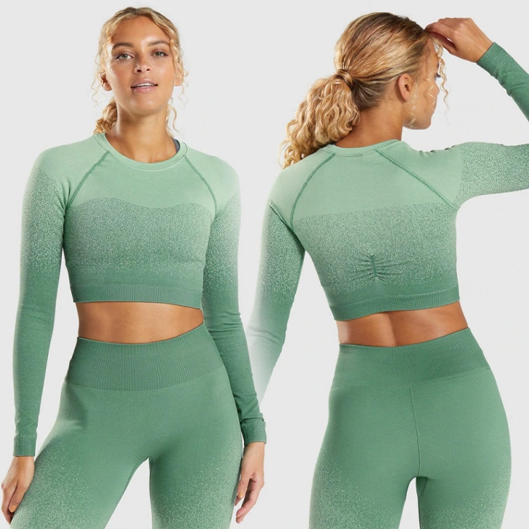 Vêtements de sport pour femme vêtements d'entraînement vêtements de sport vêtements de sport taille haute Leggings sans coutures Sport Top vêtements de sport