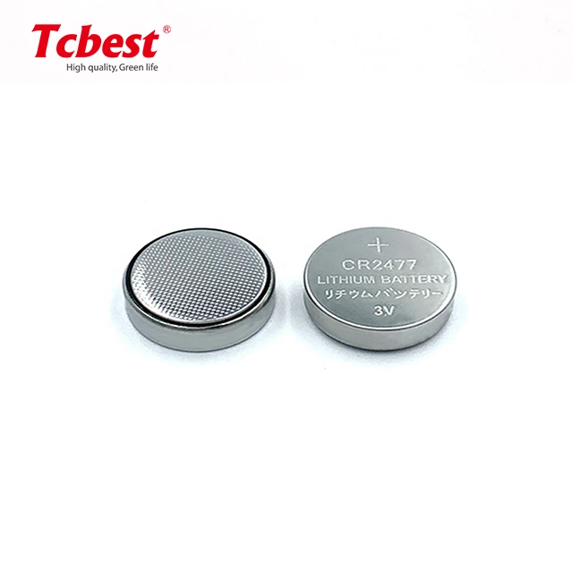 High Capacity Hot Sales 3V 900mAh 1000mAh Lithium Battery Cr2477 Coin Cell Button Battery for Watch/Lightings Cr2025 Cr2032