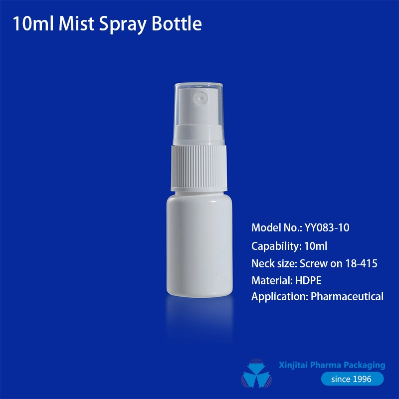 10ml HDPE Mist Spray Bottle for Pharmaceutical Packaging