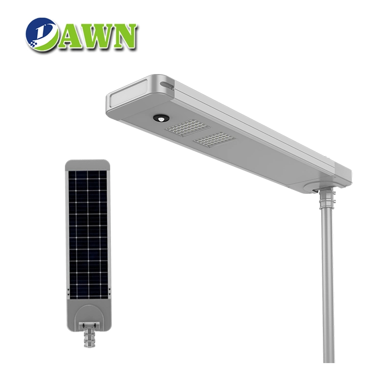 40W, Sensor de movimiento PIR Calle luz LED Lámpara de jardín de pico de energía solar