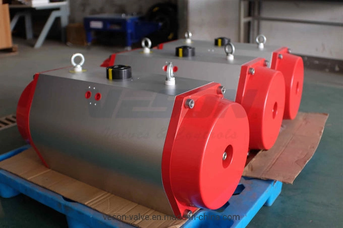 China Supplier Pneumatic Actuator Double Acting and Spring Return Horizontal Pneumatic Actuators