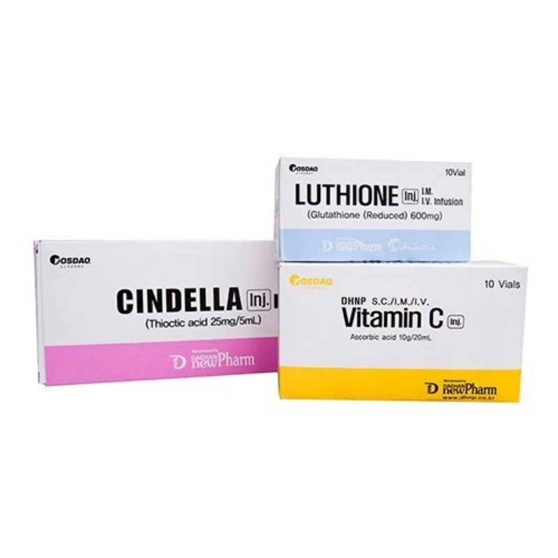 Cindella Glutatión 50ml Luthiona Vitamina C blanqueando producto de Cosmetice de inyección de incision Corea