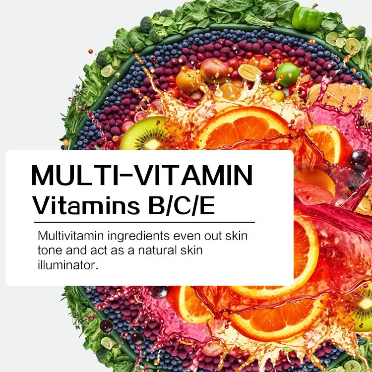 Kit de etiqueta privada natural pronto a enviar que torna a amostra de vitamina mais brilhante C conjunto de oferta de cuidados corporais para homem