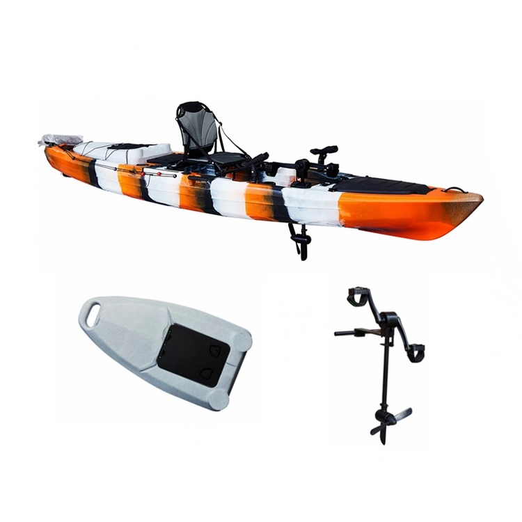 14ft Sit On Top Pesca Propeller pedal Kayak Angler de bajo Barco