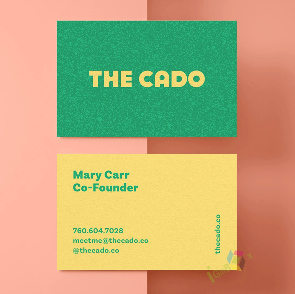 Recyclable Custom Double Sides Printing Business Cards Fancy Postcard