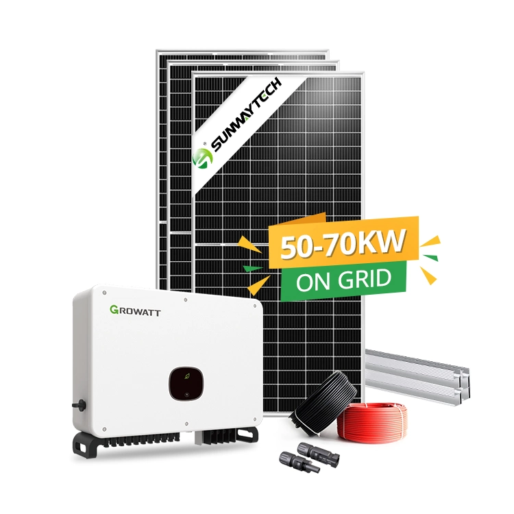 Low Price High Efficiency Whole House Power on Grid Solar System 50kw