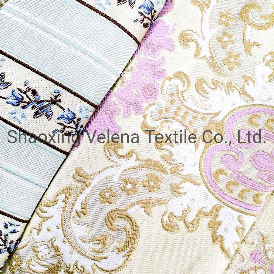 Classic and Beautiful Polyester Jacquard Fabric for Sofa Curtain Cushion Wholesale Fabric