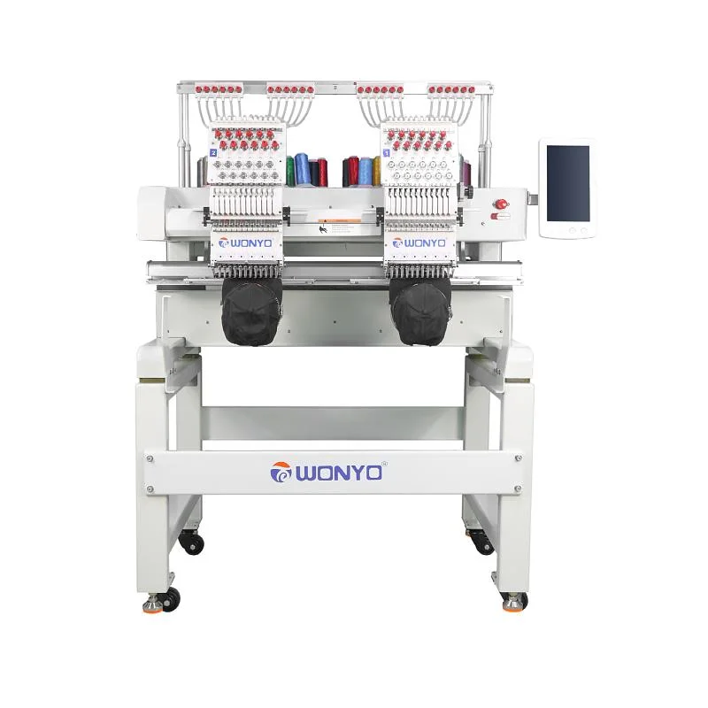 Top Quality 2 Heads Computerized Embroidery Machine for Garment