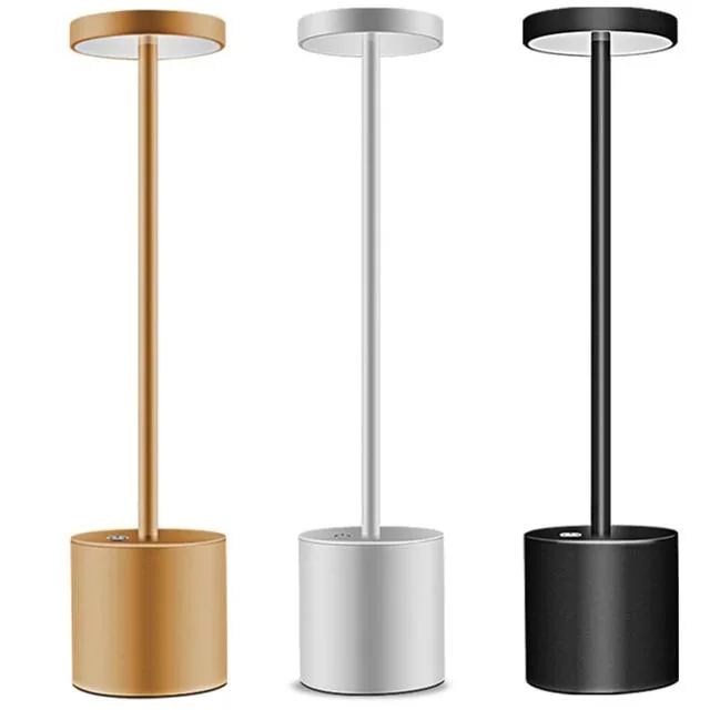 Qi Wireless Charging Cordless Table Lamp Desk Light Home Decor Lighting USB Battery Powered with Touch Control Dimmable Bar Restaurant Hotel KTV Dining Room