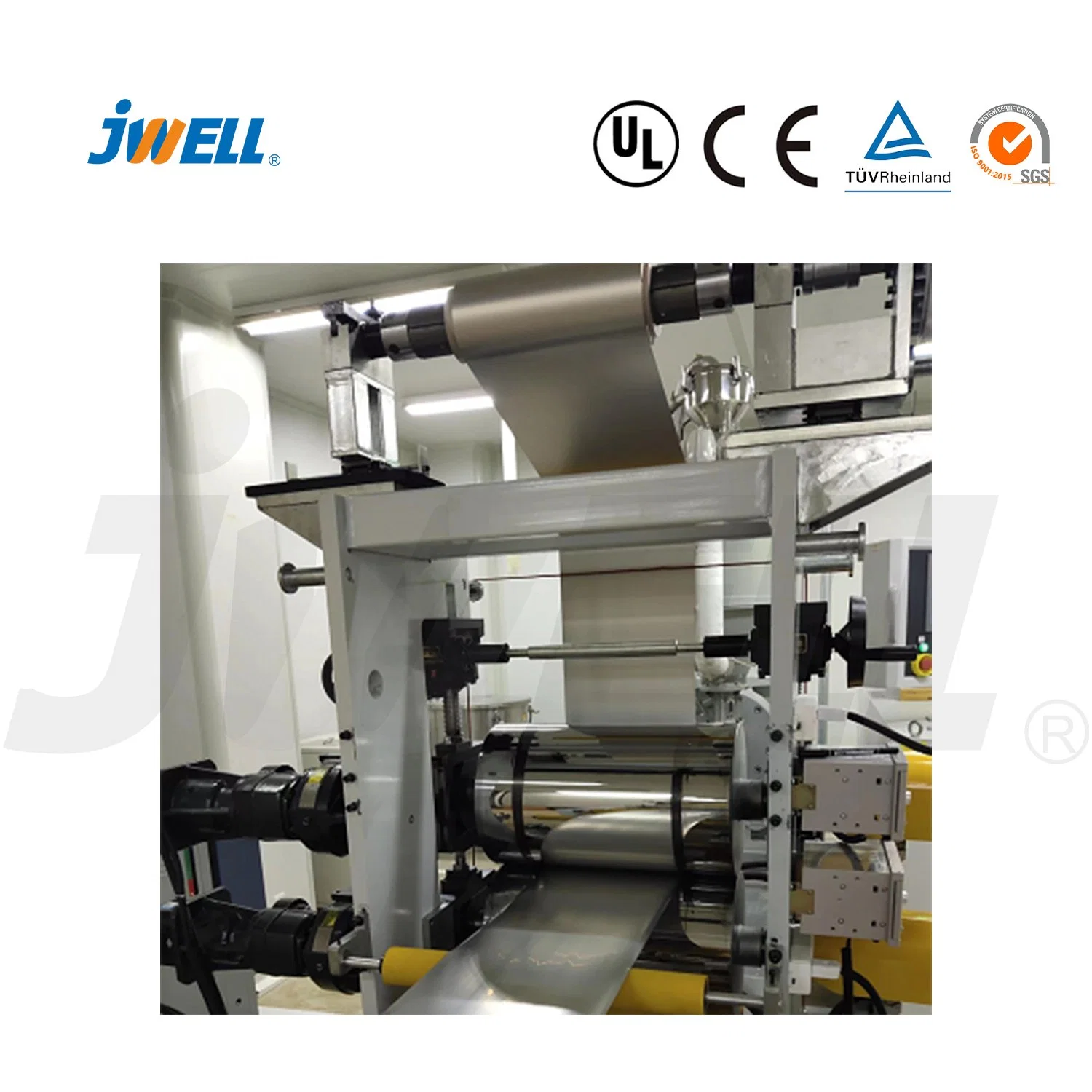 Jwell PE Carbon Black Copper-Plastic Composite Production Sheet Machine Extrusion Line Extruder Machinery