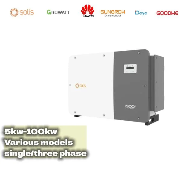 5kw-100kw Solis/Deye/Huawei/Canadian/Sungrow/Growatt/Goodwe Various Models Single/Three Phase Soler Inverter Solar Home System